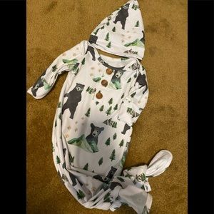 Caden Lane Baby Gown Set